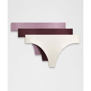 NWT Women's Lululemon Mid-Rise Thong Large 3-Pack SKU367